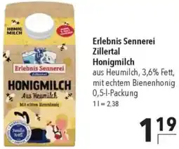 CITTI Markt Erlebnis Sennerei Zillertal Honigmilch Angebot
