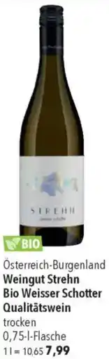 CITTI Markt Weingut Strehn Bio Weisser Schotter Qualitätswein Angebot