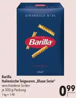 CITTI Markt Barilla Italienische Teigwaren „Blaue Serie" Angebot