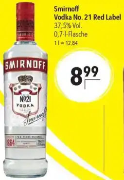 CITTI Markt Smirnoff Vodka No. 21 Red Label Angebot