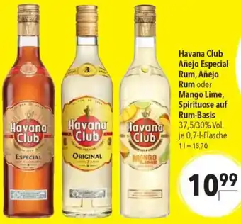 CITTI Markt Havana Club Añejo Especial Rum, Añejo Rum oder Mango Lime, Spirituose auf Rum-Basis Angebot