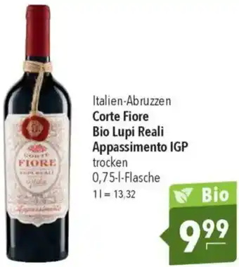 CITTI Markt Corte Fiore Bio Lupi Reali Appassimento IGP Angebot