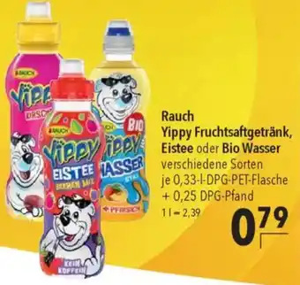 CITTI Markt Rauch Yippy Fruchtsaftgetränk, Eistee oder Bio Wasser Angebot