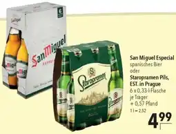 CITTI Markt San Miguel Especial oder Staropramen Pils, EST. in Prague Angebot