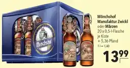 CITTI Markt Mönchshof Manufaktur Zwickl oder Märzen Angebot