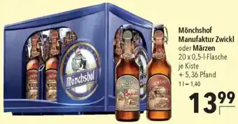 CITTI Markt Mönchshof Manufaktur Zwickl oder Märzen Angebot