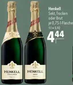 CITTI Markt Henkell Sekt Angebot