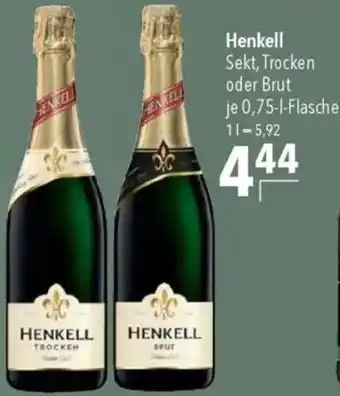 CITTI Markt Henkell Sekt Angebot