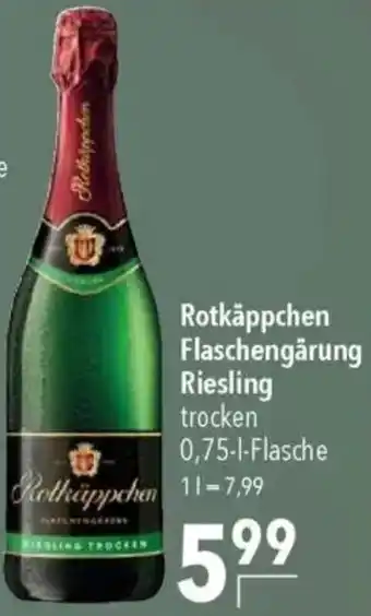 CITTI Markt Rotkäppchen Flaschengȧrung Riesling Angebot