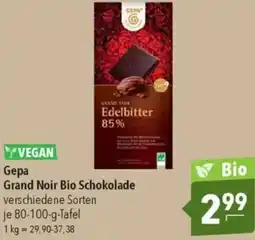 CITTI Markt Gepa Grand Noir Bio Schokolade Angebot