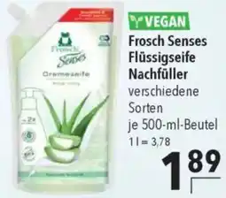 CITTI Markt Frosch Senses Flüssigseife Nachfüller Angebot