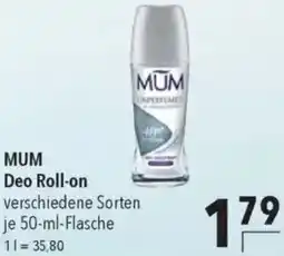 CITTI Markt MUM Deo Roll-on Angebot