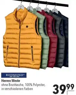 CITTI Markt REDMOND Herren Weste Angebot