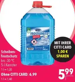 CITTI Markt KLAX Scheibenfrostschutz Angebot