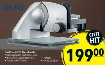 CITTI Markt Graef Classic C20 Allesschneider Angebot