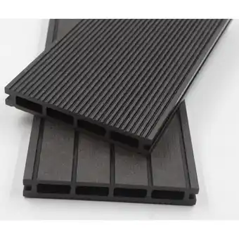 Netto Marken-Discount Home Deluxe WPC Samana Terrassendielen, Anthrazit, 30 m² (2,20 m) Angebot