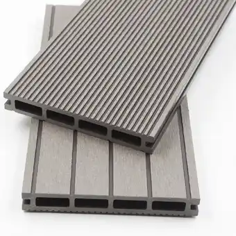 Netto Marken-Discount Home Deluxe WPC Samana Terrassendielen, Hellgrau, 12 m² (2,20 m) Angebot