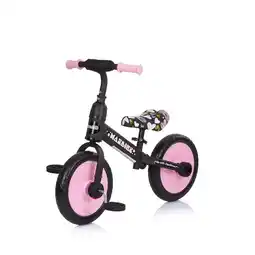 Netto Marken-Discount Chipolino Dreirad, Laufrad 2 in 1, Max Bike, 10 Zoll Räder, Pedale, Stützräder pink Angebot
