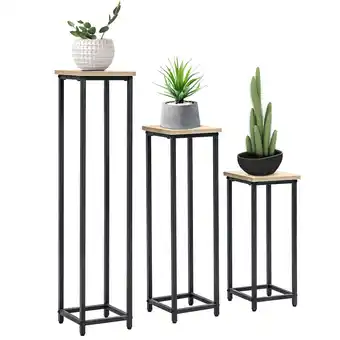 Netto Marken-Discount Outsunny Pflanzenständer-Set Stahl, Spanplatte Angebot