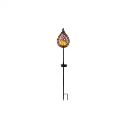 Netto Marken-Discount LED Solar-Steckleuchte, Flammen Design, Höhe 90 cm Angebot