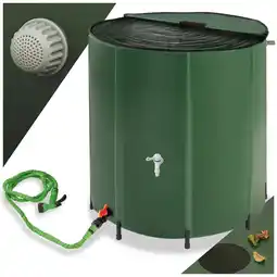 Netto Marken-Discount tectake Regentonne, mit Hahn und Überlaufschutz, wetterbeständig, Oberseite abnehmbar Angebot