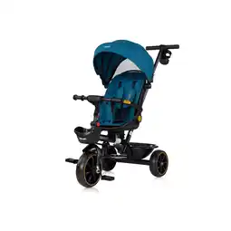 Netto Marken-Discount Chipolino Tricycle Max Sport 2 in 1, Dreirad, Becherhalter, Sitz umkehrbar, Korb blau Angebot
