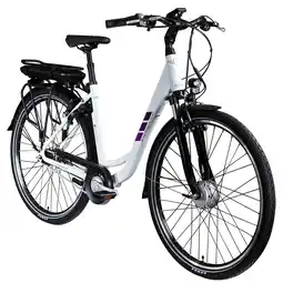 Netto Marken-Discount Zündapp Z502 E Bike Damen 28 Zoll Pedelec 155-180 cm Elektrofahrrad weiß/lila 50 cm Angebot