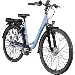 Netto Marken-Discount Zündapp Z502 E Bike Damen 28 Zoll Pedelec 155-180 cm Elektrofahrrad dusty blue 50 cm Angebot