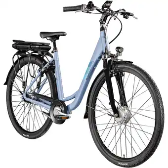 Netto Marken-Discount Zündapp Z502 E Bike Damen 28 Zoll Pedelec 155-180 cm Elektrofahrrad dusty blue 50 cm Angebot
