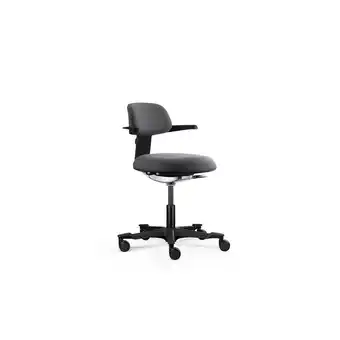 Netto Marken-Discount hjh OFFICE Arbeitsstuhl WORK 40 Stoff mit Armlehnen Angebot