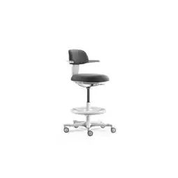 Netto Marken-Discount hjh OFFICE Arbeitsstuhl TOP WORK 40 W Stoff mit Armlehnen Angebot