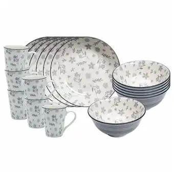 Netto Marken-Discount Ritzenhoff & Breker Frühstücks-Set Sendai Blume 18er Set Angebot