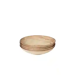 Netto Marken-Discount Gipfelstück Suppenteller-Set, Steinzeug Nebelwald Beige Angebot