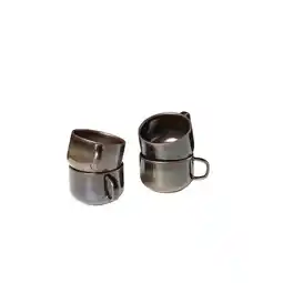 Netto Marken-Discount Gipfelstück Kaffeeobertassen-Set, Steinzeug Glockenklang Bronze / Braun Angebot