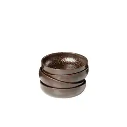 Netto Marken-Discount Gipfelstück Schüssel-Set, Steinzeug Glockenklang Bronze / Braun Angebot