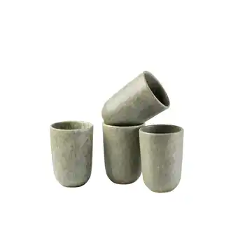 Netto Marken-Discount Gipfelstück Kaffeebecher-Set, Steinzeug Moos'N'Stein Angebot