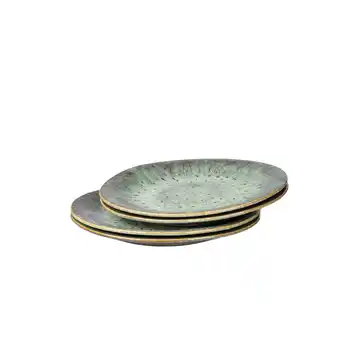 Netto Marken-Discount Gipfelstück Teller-Set, Steinzeug Flussufer Angebot