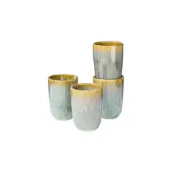 Netto Marken-Discount Gipfelstück Kaffeebecher-Set, Steinzeug Flussufer Angebot