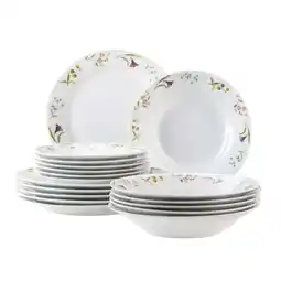 Netto Marken-Discount Mäser Teller-Set, Porzellan Zosma Weiß Angebot