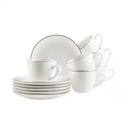 Netto Marken-Discount Mäser Espressotassen-Set, Porzellan Felise Weiß Angebot