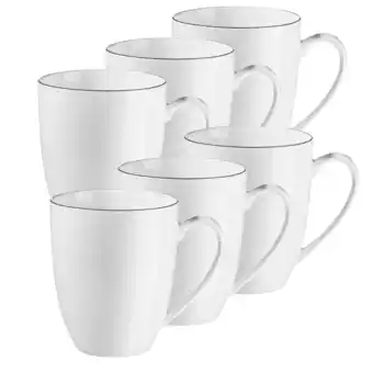 Netto Marken-Discount Mäser Kaffeebecher, Porzellan Felise Weiß Angebot