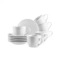 Netto Marken-Discount Mäser Espressotassen-Set, Porzellan Barca Weiß Angebot