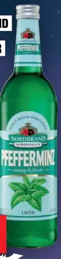 Handelshof Nordbrand Nordhausen Pfefferminzlikör Angebot
