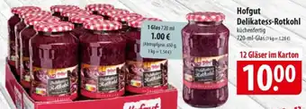 Famila Nord Ost Hofgut Delikatess-Rotkohl Angebot