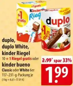 Famila Nord Ost duplo, duplo White, kinder Riegel oder kinder bueno Angebot