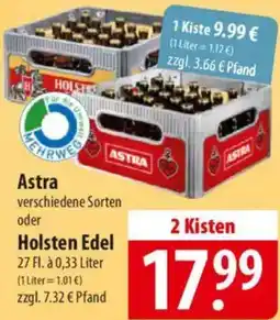 Famila Nord Ost Astra oder Holsten Edel Angebot