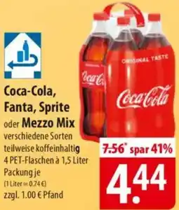 Famila Nord Ost Coca-Cola, Fanta, Sprite oder Mezzo Mix Angebot