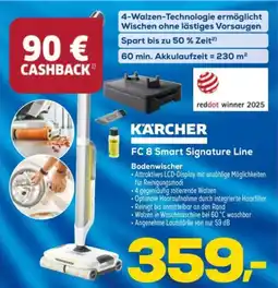 Euronics KÄRCHER Bodenwischer FC 8 Smart Signature Line Angebot