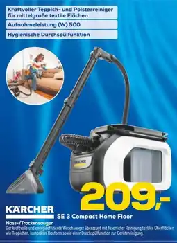 Euronics KÄRCHER Nass-/Trockensauger SE 3 Compact Home Floor Angebot