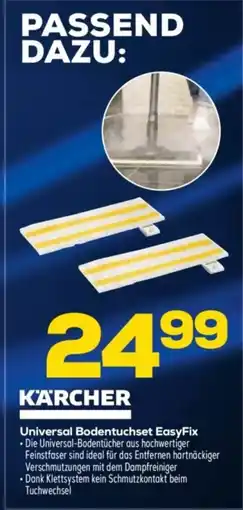 Euronics Kärcher Universal Bodentuchset EasyFix Angebot